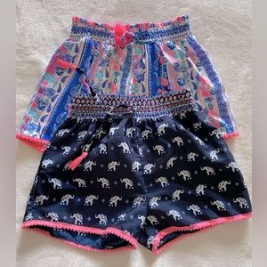 Girls Size 7/8 Print Shorts